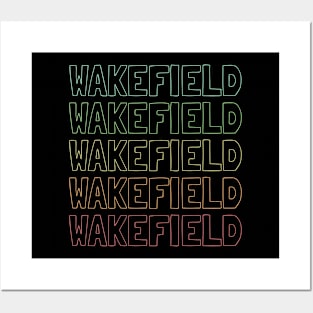 Wakefield Name Pattern Posters and Art